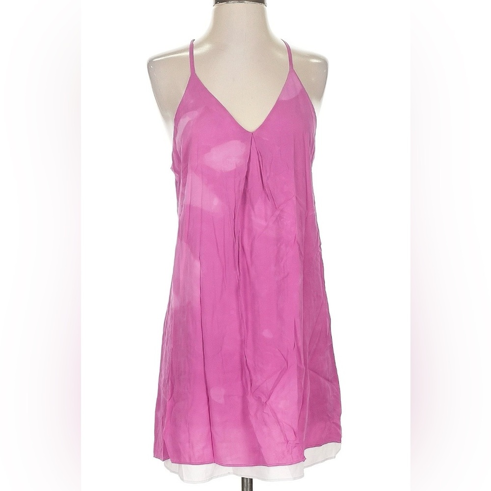Alice + Olivia Pink Silk Sundress Size S